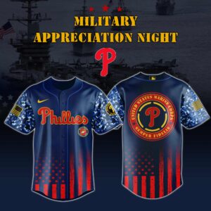Philadelphia Phillies MLB x Army Military Appreciation Night Jersey V3