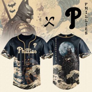 Philadelphia Phillies x Batman Night Limited Edition Jersey