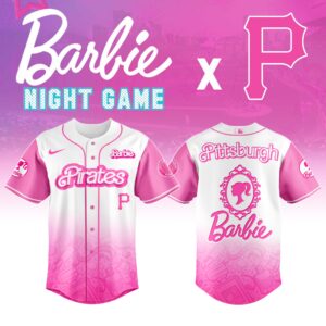 Pittsburgh Pirates MLB x Barbie Night Game Jersey Limited Edition