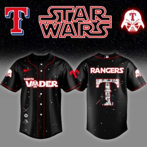 Texas Rangers x Stars Wars Darth Vader Night Baseball Jersey Editions Limited