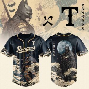 Texas Rangers x Batman Night Limited Edition Jersey