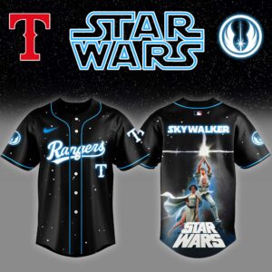 Texas Rangers x Stars Wars Luke Skywalker Game Night Baseball Jersey Editions Limited