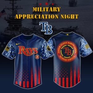 Tampa Bay Rays MLB x Army Military Appreciation Night Jersey V1