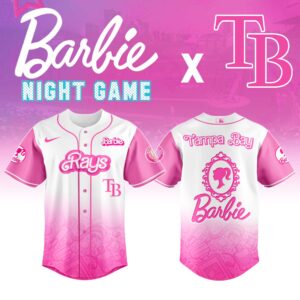 Tampa Bay Rays MLB x Barbie Night Game Jersey Limited Edition