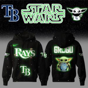 Tampa Bay Rays x Stars Wars Baby Yoda Game Night Hoodie Editions Limited