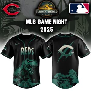 Cincinnati Reds x Jurassic World Colab Editons Limited Jersey