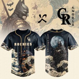 Colorado Rockies x Batman Night Limited Edition Jersey