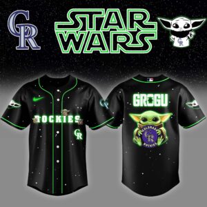 Colorado Rockies x Stars Wars Grogu Night Baseball Jersey Editions Limited