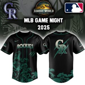 Colorado Rockies x Jurassic World Jersey Colab Editons Limited