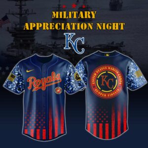 Kansas City Royals MLB x Air Force Military Appreciation Night Jersey V2