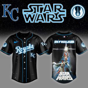 Kansas City Royals x Stars Wars Luke Skywalker Game Night Baseball Jersey Editions Limited