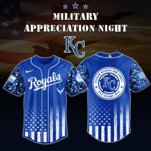 Kansas City Royals MLB x Air Force Military Appreciation Night Jersey V3