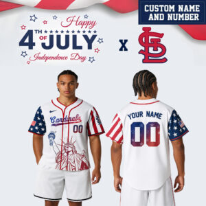 St. Louis Cardinals x 4th Of July Day Jersey