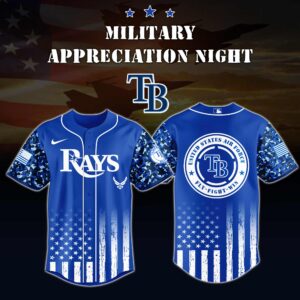 Tampa Bay Rays MLB x Army Military Appreciation Night Jersey V2