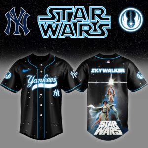 New York Yankees x Stars Wars Luke Skywalker Game Night Baseball Jersey Editions Limited