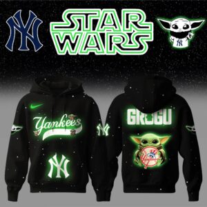 New York Yankees x Stars Wars Baby Yoda Game Night Hoodie Editions Limited