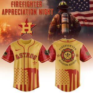 Houston Astros MLB x Firefighter Appreciation Night Special Edition Jersey