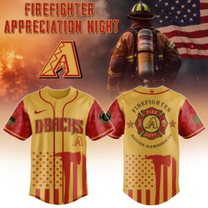 Arizona Diamondbacks MLB x Firefighter Appreciation Night Special Edition Jersey