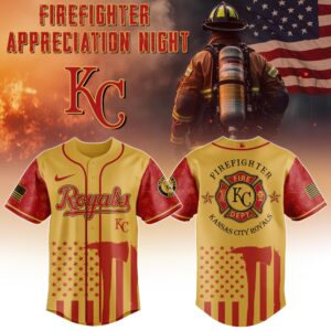 Kansas City Royals MLB x Firefighter Appreciation Night Special Edition Jersey