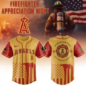 Los Angeles Angels MLB x Firefighter Appreciation Night Special Edition Jersey