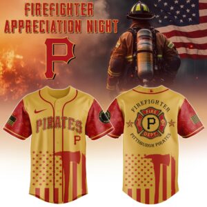 Pittsburgh Pirates MLB x Firefighter Appreciation Night Special Edition Jersey