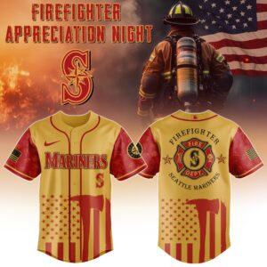 Seattle Mariners MLB x Firefighter Appreciation Night Special Edition Jersey