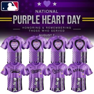 MLB x Purple Heart Day Jersey Select Your Team Edition