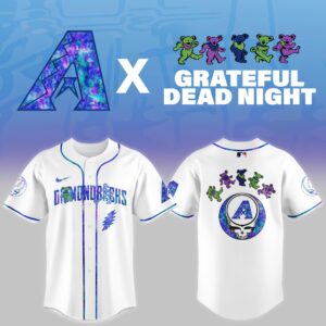 Arizona Diamondbacks Grateful Dead Night Game Jersey