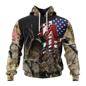Arizona Diamondbacks MLB Special Camo Realtree Hunting Hoodie