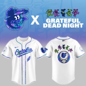 Baltimore Orioles Grateful Dead Theme Night Game Jersey