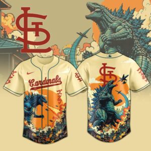 St. Louis Cardinals Special Godzilla Limited Edition Jersey