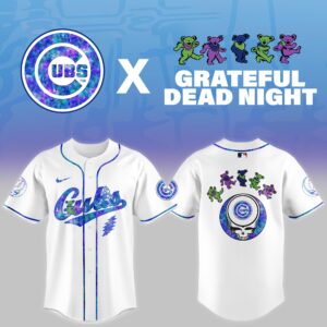 Chicago Cubs Grateful Dead Night Game Jersey