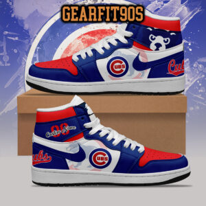 Chicago Cubs MLB Personalized Air Jordan 1 Shoes