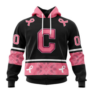 Cleveland Guardians MLB In Classic Style With Paisley In October We Wear Pink Breast Cancer Hoodie
