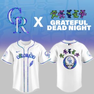 Colorado Rockies Grateful Dead Night Game Jersey