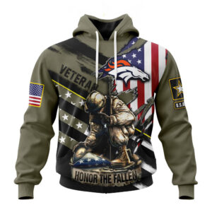 Denver Broncos NFL Veterans Honor The Fallen Hoodies