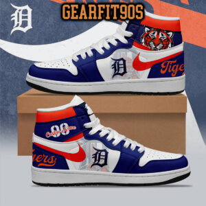 Detroit Tigers MLB Personalized Air Jordan 1 Shoes