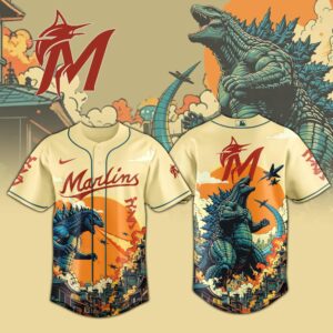 Miami Marlins Special Godzilla Limited Edition Jersey