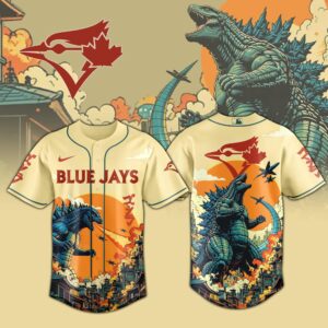 Toronto Blue Jays Special Godzilla Limited Edition Jersey