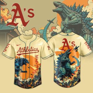 Oakland Athletics Special Godzilla Limited Edition Jersey