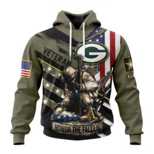 Green Bay Packers NFL Veterans Honor The Fallen Hoodies