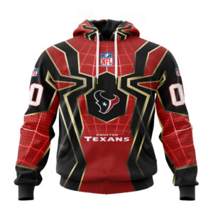 NFL x Spider Man Far From Home Houston Texans Special Hoodies