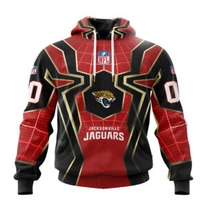 NFL x Spider Man Far From Home Jacksonville Jaguars Special Hoodies