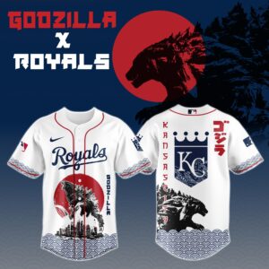 Kansas City Royals Special Godzilla Limited Edition Jersey #2
