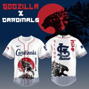 St. Louis Cardinals Special Godzilla Limited Edition Jersey #2