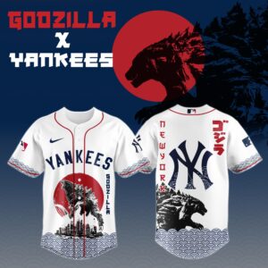 New York Yankees Special Godzilla Limited Edition Jersey #2