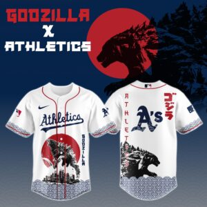 Oakland Athletics Special Godzilla Limited Edition Jersey #2