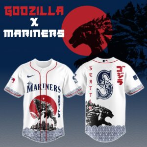 Seattle Mariners Special Godzilla Limited Edition Jersey #2