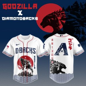 Arizona Diamondbacks Special Godzilla Limited Edition Jersey #2