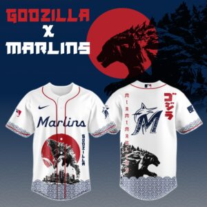 Miami Marlins Special Godzilla Limited Edition Jersey #2